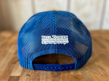 Bell Tower Hat - Biscuit & Blue