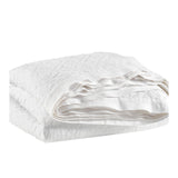 Bedding Washed Linen Quilt White