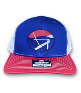 Bell Tower Hat - Red, White & Blue