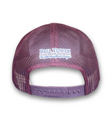 Bell Tower Hat - Light Grey & Maroon