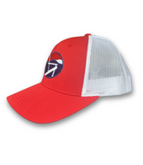 Bell Tower Hat - White & Red