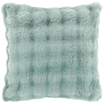 Fab Faux Fur Accent Pillow - Mineral