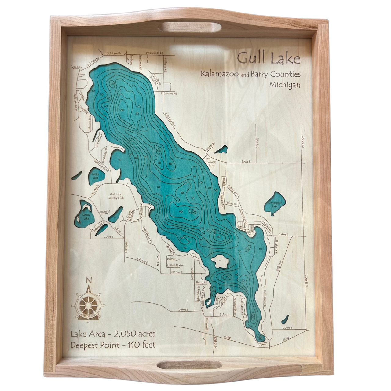 Gull Lake Serving Tray