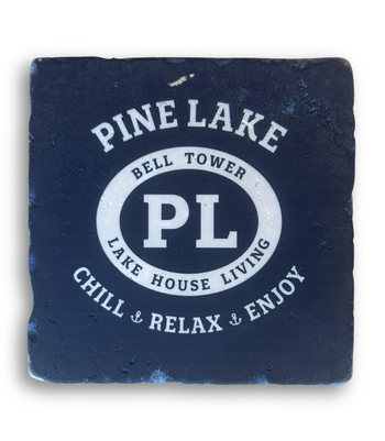 Pine Lake Marble Coaster