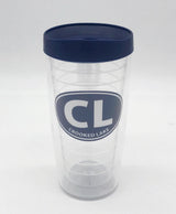 Crooked Lake 16oz Insulated Tumbler with lid, 2 or 4 Packs