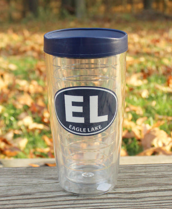 Eagle Lake 16oz Insulated Tumbler with lid, 2 or 4 packs