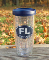 Fine Lake 16oz Insulated Tumbler with lid, 2 or 4 packs