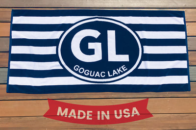 Goguac Lake Beach Towel