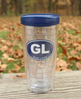 Gun Lake 16oz Insulated Travel Tumbler with lid, 2 or 4 packs