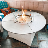 Seaside Aura Round Fire Table