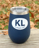 Klinger Lake 12oz. Wine Tumbler  – Blue