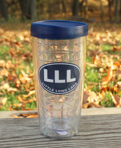 Little Long Lake 16oz Insulated Tumbler with lid, 2 or 4 Packs
