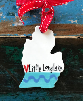 Little Long Lake Lake Ornament