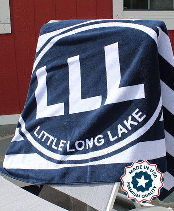 Little Long Lake Beach Towel