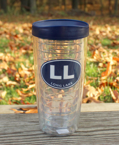 Long Lake 16oz Insulated Tumbler with lid, 2 or 4 packs