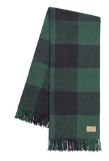 Italian Throw Blanket - Pine & Charcoal Buffalo Check