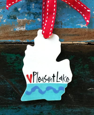 Pleasant Lake Ornament