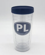 Pleasant Lake 16oz Insulated  Tumbler with lid, 2 or 4 Packs