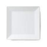 Outdoor Dishes - Diamond White Square Dinner Plates set of 4
