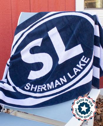 Sherman Lake Beach Towel
