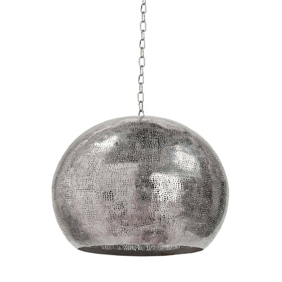 Pierced Metal Sphere Pendant