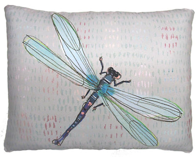 Dragonfly Graphic Outdoor Accent Pillow