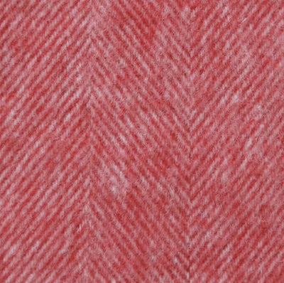 Italian Herringbone Throw Blanket -  Poppy Red